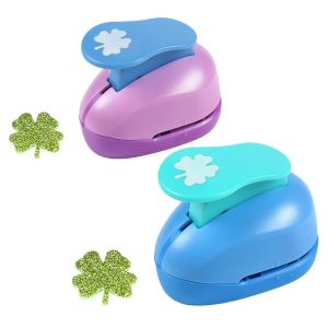 Chenquansarl-Pcs Perforatrice Scrapbooking, Perforatrice Motif Mini Perforatrice Creative Perforatrice Tr&egrave;fle &Agrave; Quatre Feuilles Pour Bricolage, Scrapbooking, Album Photo, Bricolage, &Eacute;tiquettes - Neuf