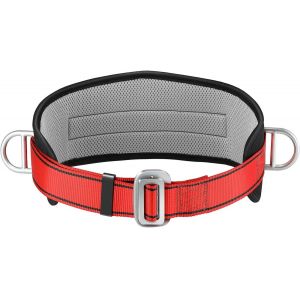 Ceintures D'escalade, Ceinture De Positionnement Avec Coussinet De Taille Et 2 Anneaux En D, Kit De Ceinture De Sécurité, Équipement De Protection Portable Personnel - Neuf