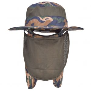 Chapeau De Soleil D'ete Avec Protection Uv, Chapeau De Peche En Plein Air, Chapeau De Soleil Camouflage A Sechage Rapide (Camouflage) - Neuf