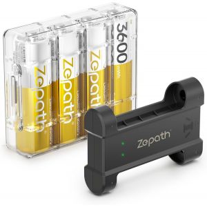 4 Pile Rechargeables AA au Lithium-ION,1,5V 3600 mWh Haute Capacit&eacute; Rechargeable AA Batterie, jusqu'&agrave; 2000+ Cycles - Neuf