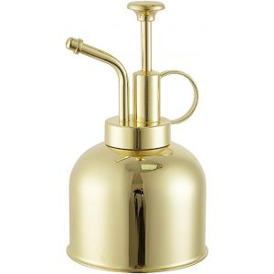 Ulteronixshop-Vaporisateur pour Plantes 300 ML, pulv&eacute;risateur en m&eacute;tal et Acier Inoxydable, Petit arrosoir avec Pompe sup&eacute;rieure pour Plantes succulentes de Jardin d'int&eacute;rieur, dor&eacute; - Neuf