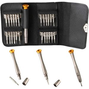 ERYI-25Pcs Tournevis De Multi-Usages Tournevis De Précision Set Pour Iphone 7, Ipad, Macbook, Smartphones, Montres, Lunettes Et Autres Appareils Électroniques - Neuf