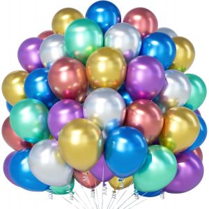 AYUHR-Ballons Arc-En-Ciel Pastel, 100 Pièces 12 Pouces Macaron, Multicolores En Latex Pour Femmes Filles Anniversaire Mariage Proposition Fiançailles Décorations - Neuf