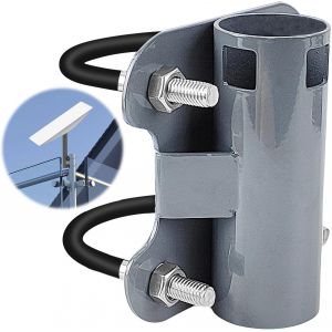 LETNERNY-Support De Tuyau Pour M&acirc;t D'Antenne Pour Starlink, R&eacute;glable En Forme De U Support Antenne, Diam&egrave;tre Du Tuyau Applicable 30 50 Mm, Pour Les Camping-Cars, Yachts, Balustrades (1) - Neuf