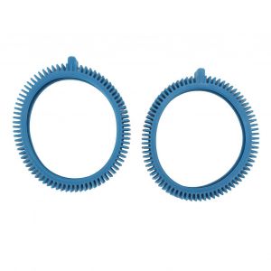 2Pcs 896584000 143 Kit de pneu avant bleu avec Super bosse pour pi&egrave;ces de rechange de nettoyeur de piscine - Neuf