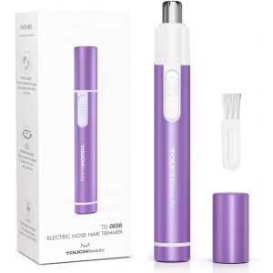 ERYI-Tondeuse Nez Oreille, Professionnelle Épilateur Rasoir Électrique Homme Femme Pour Tailler Le Poils Du Visage À Piles Ag-0656(Violet) - Neuf