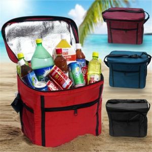 Sac isotherme rouge 27 17 24 cm, sac isotherme pliable, sacs de pique-nique, sac de camping isotherme, sacs à lunch thermiques, sac isotherme alimentaire, sac isotherme pique-nique, sac isotherme - Neuf