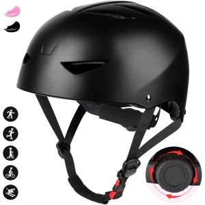 Casque De Vélo Pour Enfant, Adolescent, Fille, Garçon, 6-16 Ans, Casque De Vélo Pour Enfant, Bmx, Skateboard, Scooter, Protection De Skate, Roller, Enfant, Réglable, Antichoc - Neuf