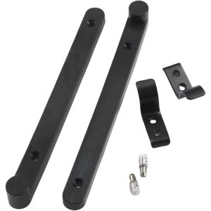 Rails De Tiroir,Glissières D'armoire Pour Rails De Porte Rabattables,Guide De Tiroir En Plastique,Guidage De Tiroir Caché Monté Latéralement,Guides De Tiroir Pour Table De Chevet (Noir,250 Mm) - Neuf