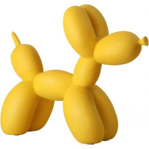 Statue de Chien en Forme de Ballon en R&eacute;sine, D&eacute;coration Animale Cr&eacute;ative et Color&eacute;e pour Bureau, Salon, Chambre, Id&eacute;e Cadeau Originale, 15 cm - Neuf