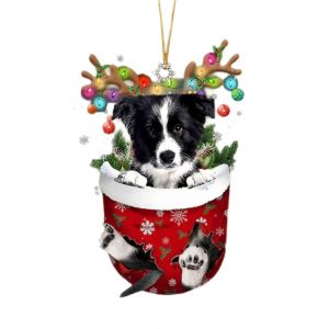 Chien Chiffres C&eacute;l&eacute;bration Ornement de Vacances Acrylique Chien Pendentif Arbre de No&euml;l Suspendus D&eacute;coration pour le Festival de la Sc&egrave;ne - Neuf