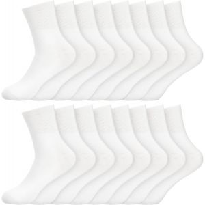 Lot De 8 Paires De Chaussettes Pour Diabétiques Pour Homme 43-46 35-42-Sans Élastique-Sans Coutures Pressantes - Neuf
