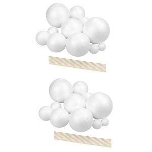 Kit De Projet Du Syst&egrave;me Solaire, Mod&egrave;le De Plan&egrave;te Artisanat 28 Boules De Sph&egrave;res En Polystyr&egrave;ne De Taille Mixte Pour Les Projets Scientifiques Scolaires - Neuf