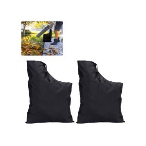 Sac pour aspirateur souffleur de feuilles avec fermeture &eacute;clair - Lot de 2 - Neuf