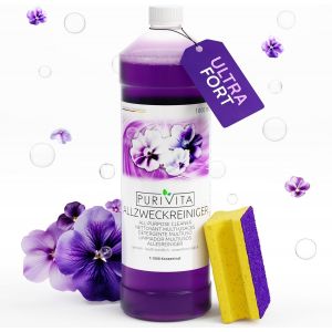 KAL-Nettoyant Liquide Concentré Tout Usage [1L] -Universel Nettoyage Multi Surface -All Purpose Cleaner -Nettoyant Lavage Sol Parfumé Flora Professionnel -Nettoyants Ménagers Maison - Neuf