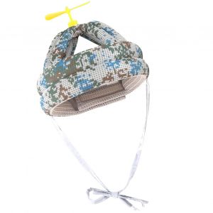 Casque De Securite Pour Bebe, Protege La Tete Des Tout-Petits, Souple Et Reglable, Pour Ramper, Marcher, Motif Libellule En Bambou, Camouflage - Neuf