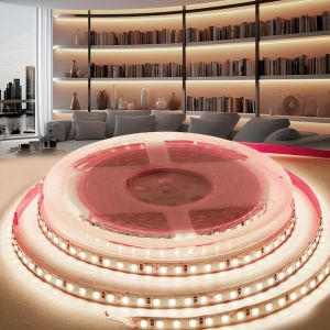 Ruban Led 10m 24v Bande Led,Blanc Naturel 4000k 1200leds Découpable Flexible Led Autocollant Largeur 8mm Bandeau Led Pour Diy Chambre,Exterieur Maison Décoration (Sans Alimentation) - Neuf