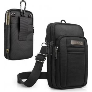 SJZG-Sacoche De Ceinture Banane Sac Bandouliere Petit Pochette Homme Homme Sac De Randonnée Pochette Telephone Portable Sac De Taille Portefeuille Epaule - Neuf