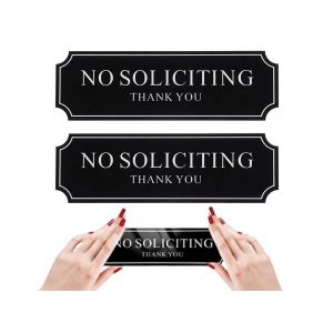 Panneau autocollant &laquo; D&eacute;marchage interdit &raquo; pour porte, &agrave; utiliser &agrave; la maison ou au bureau. - Neuf