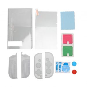 Console De Jeu Étui Transparent Prevent Slip Dockable Housse De Protection Avec Protecteur D'écran Pour Interrupteur Pour Manette Joycon - Neuf