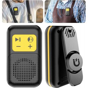 Enceinte Bluetooth Portable, Mini Haut Parleur Bluetooth Portable Avec Clip Magnétique, Mini Enceinte Bluetooth 5.4 Avec Microphone Intégré Pour Musique Et Appels Mains Libres[Z416] - Neuf