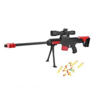 Jouet en plastique pour enfants, fusil de sniper, balles souples, pistolet blaster, jeu de tir en plein air, cadeau - Neuf