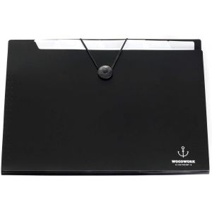 Chenquansarl-A4 Trieur Documents Extensible, 8 Poches Porte Documents En Accord&eacute;on Organ Ur, Fermeture &Agrave; L'&eacute;lastique, Trieur &Agrave; Soufflets Classeur Rangement Pour La Maison Bureau Commerce, Noir Tkb800 - Neuf