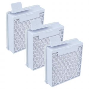 vhbw 3x Filtre compatible avec Miele Boost CX1 Powerline, SNCF0, Parquet Powerline, SNCI3, SNRF0 aspirateur sans-fil - Filtre anti-salet&eacute; - Neuf