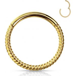 Nbgcm-Piercing Nez Piercing Anneaux Piercing Tragus Piercing Septum Helix Conch Piercing Ring Acier Chirurgical Or Argent Rosegold Noir Arcenciel 16g - Neuf