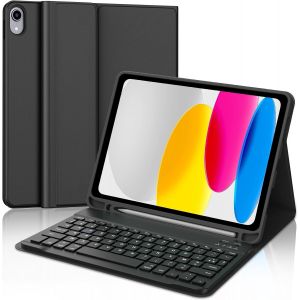 Clavier Pour Ipad 11 Ème A16 2025- Coque Clavier Ipad 10eme Generation 2022, Azerty - Neuf