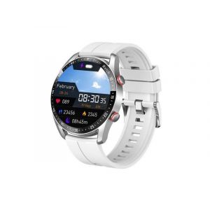 Montre Connectée Bluetooth Avec Surveillance Ecg Et Suivi De La Condition Physique - Blanc - Neuf