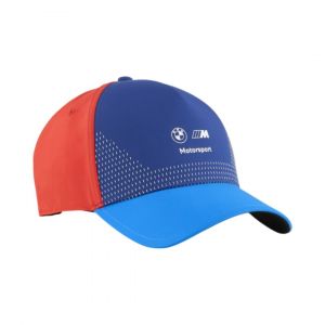 Casquette De Baseball Rouge Et Bleu Puma Bmw Motorsport - Neuf