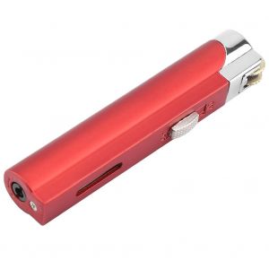 HJLIAN Briquet gonflable coupe-vent avec peinture en aerosol et galvanoplastie, sans gaz, cadeau, festival, rouge - Neuf