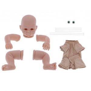 Kit De Poupee Diy De 22 Pouces, Poupee Vierge Non Peinte, Membres Souples, Corps En Tissu, Pieces De Poupee, Accessoires - Neuf