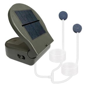 Aérateur de bassin solaire Pompe à oxygène d'air Pompe à air d'eau solaire pliable - Neuf