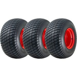 26x12.00-12 Lawnmower Wheel 6ply P332 Road Legal 5 Stud 140mm PCD Rim (Set of 3) - Neuf