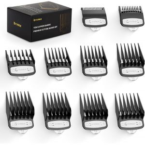 Peignes Pour Sabot Cheveux,Clip Métallique, 10 Longueurs De Coupe Est De 1.5-22 Mm Convient À Toutes Les Tondeuses Wahl De Taille Réelle - Neuf