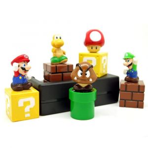 Super Mario Mini Figures Mod&egrave;le Poup&eacute;e Figurines Jouets De Collection Anniversaire G&acirc;teau Toppers D&eacute;coration Ornement Enfants Jeu Fans Cadeaux - Neuf