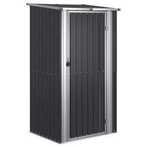 Vidaxl Abri De Jardin Anthracite 118,5x97x209,5 Cm Acier Galvanisé - Neuf