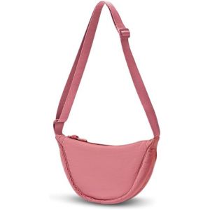 RFCBC-Sac Banane Femme Bandoulière,Crescent Nylon Bag,Crossbody Bag Women,Sac Besace Loisir,Banane Sacoche,Sac Porté épaule,Sac à BandoulièRe Casual,Sac à Main Portable Avec Fermeture éclair - Neuf