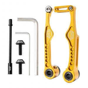 Linéaire Pull V Freins Pour Vélo De Route Et Bmx, En Alliage D'aluminium De Remplacement Des Freins Avant Et Arrière Kit, Compatible Avec V-Type De Vélos - Neuf