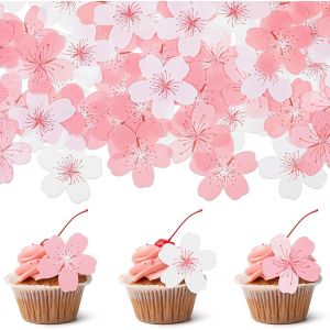 Mevronisshop-60 Pi&egrave;ces D&eacute;coration De G&acirc;teau En Fleurs De Cerisier Fleurs Comestibles, D&eacute;coration Deg&acirc;teau Enfleurs Decerisier Rose D&eacute;corationde G&acirc;teau Enfleurs Decerisier Fleurs Comestibles D&eacute;coratio - Neuf