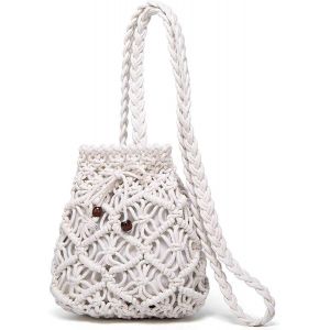 Sacs &agrave; bandouli&egrave;re en paille pour femmes Weave Rotin Plage d'&eacute;t&eacute; Sac &agrave; main &agrave; main - Neuf