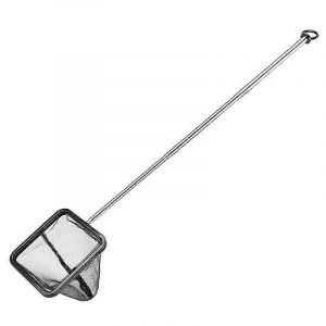 Aquarium Fish Net Avec Longue Poign&eacute;e Extensible En Acier Inoxydable,Filet &Agrave; Mailles Fines Pour Aquarium - Neuf