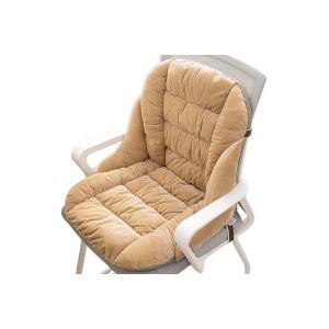 Coussin de si&egrave;ge avec dossier int&eacute;gr&eacute; et sangles pour une utilisation au bureau et &agrave; la maison - Neuf