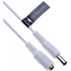 C&acirc;ble d'extension d'alimentation DC 2.1mm / 5.5mm M&acirc;le &agrave; Prise Femelle Connecteur 10m Adaptateur de Cordon CCTV Compatible avec CCTV Security Camera, IP Camera, DVR Standalone, LED Strip, Moniteurs - Neuf