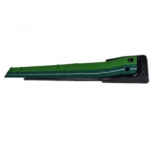 Hjlian Kit D'entrainement De Golf En Interieur, Tapis D'entrainement En Plastique Pour Putting Et Frappe Avec Piste De Retour De Balle Automatique (3 M/9,8 Pi) - Neuf