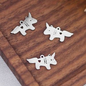 Mini Breloques Animaux En Acier Inoxydable Pour Bricolage, Bracelets À Glands, Bijoux Exécutifs, Pendentif Loup, Renard, Singe, Chameau, Dragon, Lézard, En Vrac, 3 Pièces--Pa1916 - Neuf