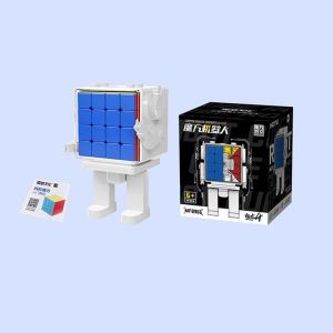 MoYo Meilong Robot 4x4 Cube Stickerless,Meilong Robot Display Box Edition 4x4x4 Speed Cube 59mm,Fun educational toys for collectible display - Neuf