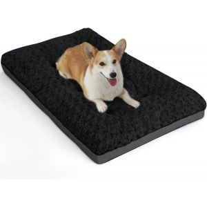 Lit Pour Les Chiens De Grande Taille, De Taille Moyenne, Moelleux, Coussin, Tapis, Panier, Lavable, Imperméable, Antidérapant, Respirant, Noir, 91 X 58 Cm - Neuf